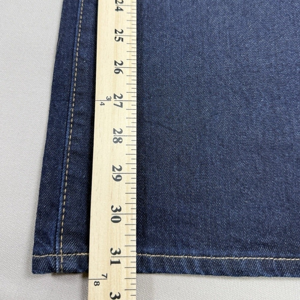 Levi's 728 Jeans Women's 32x32 Premium High-Rise Wide Leg Denim Stretch Blue NWT - Picture 9 of 15
